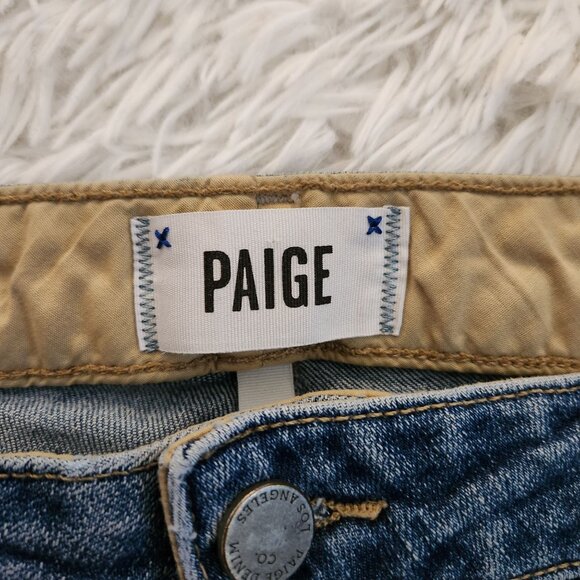 Paige Jimmy Jimmy Skinny Jeans Painted Pocket Size 31‎ - Picture 2 of 8